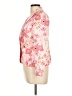 Apostrophe 100% Polyester Floral Pink Blazer Size 12 Petite - photo 5