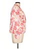 Apostrophe 100% Polyester Floral Pink Blazer Size 12 Petite - photo 4