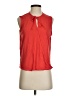 CAbi 100% Rayon Red Sleeveless Blouse Size S - photo 1