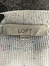 Ann Taylor LOFT Metallic Silver Pullover Sweater Size XL - photo 7