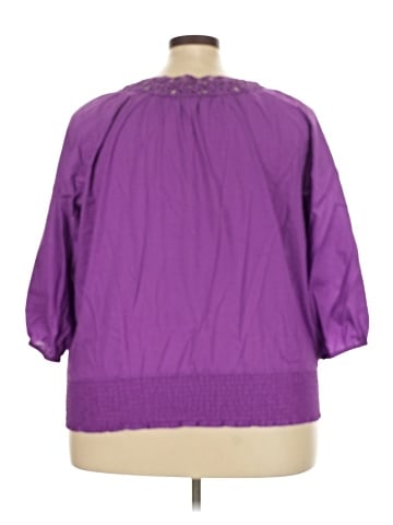 Charter Club 3/4 Sleeve Blouse (view 2)