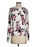 Daniel Rainn Floral Silver Pullover Sweater Size S - photo 1