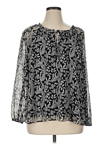 LC Lauren Conrad Long Sleeve Blouse (view 1)