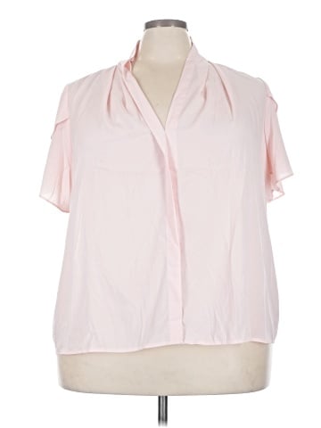 Calvin Klein Short Sleeve Blouse (view 1)
