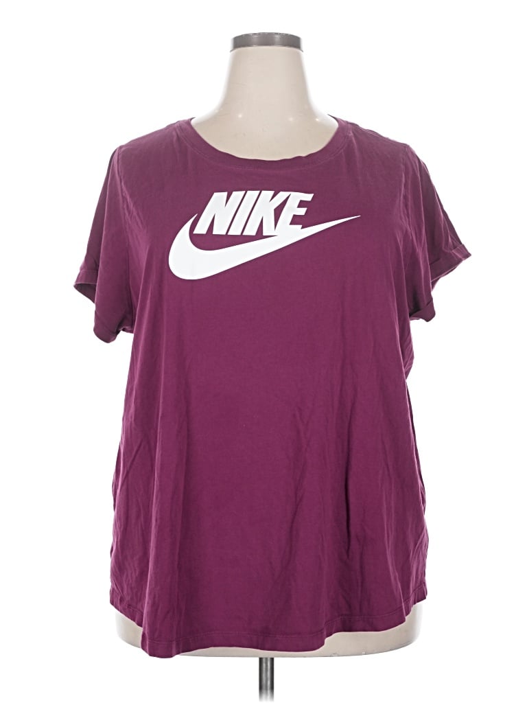 Pre-owned Nike Short Sleeve T-shirt In Purple
