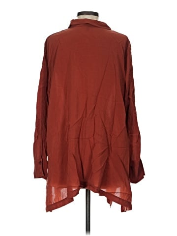 Eileen Fisher Long Sleeve Silk Top (view 2)