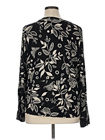 Belle By Kim Gravel Long Sleeve Henley (view 2)