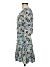 Veronica Beard 100% Silk Paisley Blue Casual Dress Size 6 - photo 5
