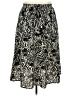 Unbranded Graphic Black Casual Skirt Size XXL - photo 1