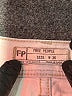 Free People Color Block Ivory Jeans Size 26 waist - photo 7