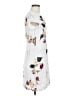 Maje Graphic White Casual Dress Size Med (2) - photo 4