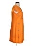 Bebe 100% Polyester Orange Casual Dress Size S - photo 4
