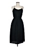 H&M 100% Polyester Solid Black Casual Dress Size 6 - photo 1