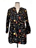 Old Navy 100% Rayon Print Black Casual Dress Size XL - photo 1