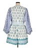Oliphant 100% Cotton Paisley Blue Casual Dress Size XL - photo 2