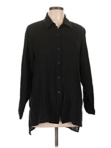 Eileen Fisher Long Sleeve Button-Down Shirt (view 1)