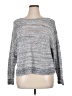 Old Navy 100% Cotton Metallic Gray Pullover Sweater Size XL - photo 1