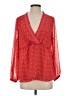 Matilda Jane 100% Polyester Red 3/4 Sleeve Blouse Size S - photo 1
