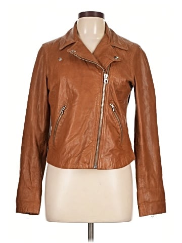 Madewell The Washed Leather Motorcycle Jacket (view 1)