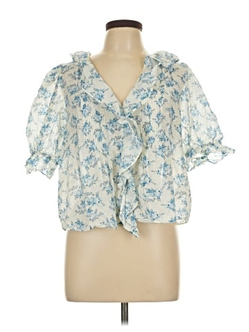Maison d' Amelie Short Sleeve Blouse (view 1)