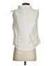 Blanc du Nil White Sleeveless Button-Down Shirt Size 3 (tall) - photo 2