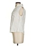 Blanc du Nil White Sleeveless Button-Down Shirt Size 3 (tall) - photo 5