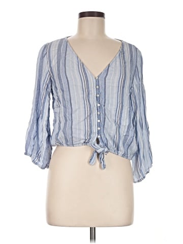 American Eagle Outfitters 3/4 Sleeve Blouse (view 1)