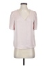 Express 100% Polyester Pink Short Sleeve Blouse Size XS - photo 1