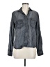 Cloth & Stone 100% Lyocell Gray Long Sleeve Button-Down Shirt Size M - photo 1