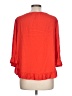 Gap 100% Viscose Red 3/4 Sleeve Blouse Size L - photo 2