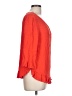 Gap 100% Viscose Red 3/4 Sleeve Blouse Size L - photo 4