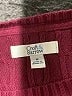 Croft & Barrow 100% Cotton Burgundy Pullover Sweater Size M - photo 7