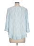 Gap Blue 3/4 Sleeve Blouse Size L - photo 2