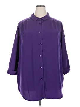 Woman Within 3/4 Sleeve Blouse