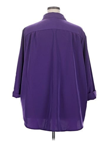 Woman Within 3/4 Sleeve Blouse (view 2)