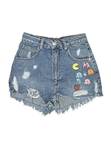 Trafaluc by Zara Denim Shorts (view 1)