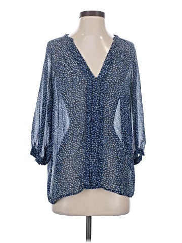 Joie 3/4 Sleeve Silk Top (view 1)
