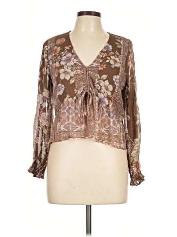 American Eagle Outfitters Long Sleeve Blouse (view 1)