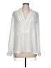 LC Lauren Conrad 100% Polyester Ivory Long Sleeve Blouse Size L - photo 1