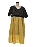 Roolee 100% Polyester Polka Dots Yellow Casual Dress Size M - photo 1