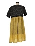 Roolee 100% Polyester Polka Dots Yellow Casual Dress Size M - photo 2