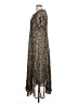 Nostalgia Paisley Brown Cocktail Dress Size L - photo 5