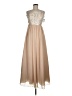 Teeze Me 100% Polyester Tan Cocktail Dress Size 7 - photo 1