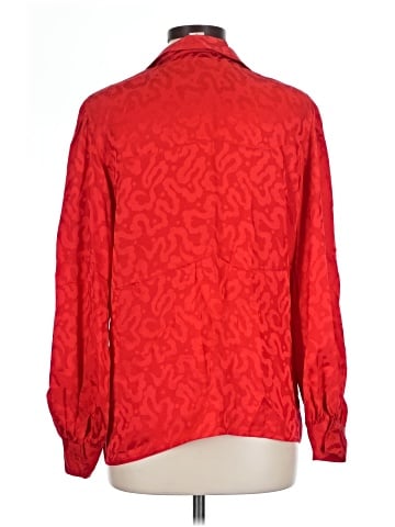 Argenti Long Sleeve Silk Top (view 2)