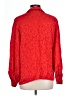 Argenti 100% Silk Red Long Sleeve Silk Top Size 12 - photo 2