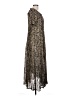 Nostalgia Paisley Brown Cocktail Dress Size L - photo 4