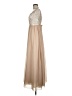 Teeze Me 100% Polyester Tan Cocktail Dress Size 7 - photo 5