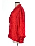 Argenti 100% Silk Red Long Sleeve Silk Top Size 12 - photo 5