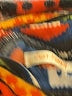 Just Funky Graphic Orange Casual Dress Size M - photo 7