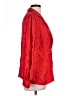 Argenti 100% Silk Red Long Sleeve Silk Top Size 12 - photo 4